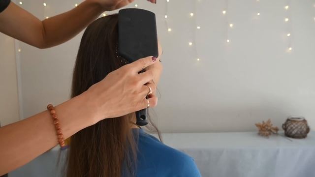 Расслабляющее и успокаивающее расчесывание и перебирание волос с Элисабет - АСМР смотреть онлайн