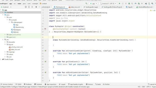Use Hilt With Your Custom Classes In Kotlin | @Inject Your Adapter Class Android Studio смотреть онлайн