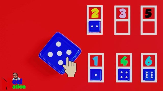 Dice game for kids | Roll the Dice and Find the number for kids | Math activity for Kindergarten. смотреть онлайн