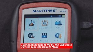 Autel MaxiTPMS TS508 — Update Instruction