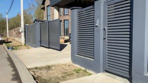 Ворота жалюзи. Откатные ворота