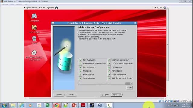 Oracle E-Business Suite Installation Release 12.2.4 - Part10 (Validate & Start Installation) смотреть онлайн