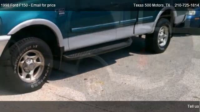 1998 Ford F150 Standard; XL; XLT; Lariat - for sale in San Antonio, TX 78242 смотреть онлайн
