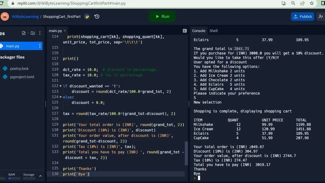 Python Programming: Is our discount scheme in Shopping Cart really smart? How to improve it. смотреть онлайн