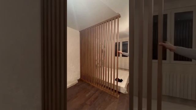 поворотный брус разворот с эффектом жалюзи: полное перекрытие, синхронный разворот #перегородка смотреть онлайн