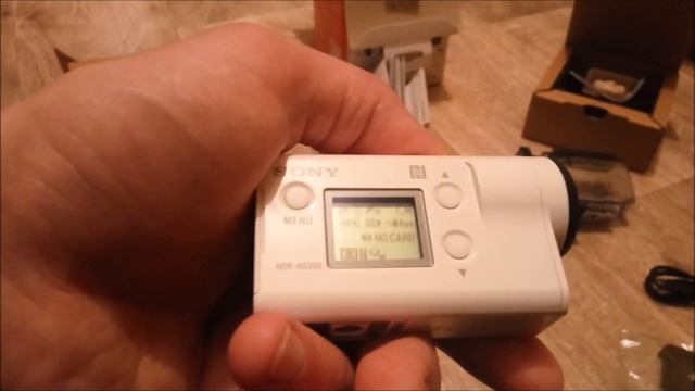 Sony AS300 ПЕРВОЕ ВКЛЮЧЕНИЕ ЗНАКОМСТВО Экшн камера