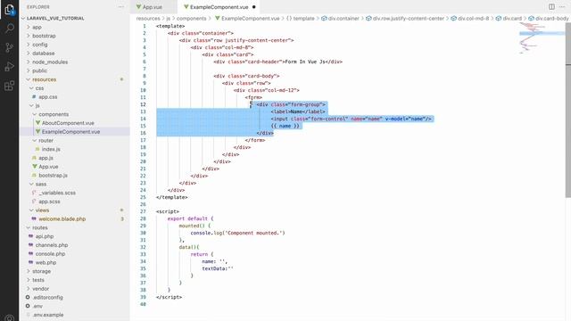 Input Binding In Vue | Laravel + Vue Tutorial | @knowledgethrusters смотреть онлайн
