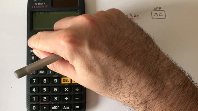 The OFF Key. Turning Off A Casio Classwiz Fx-GT85x Scientific Calculator Without Waiting 5 Mins