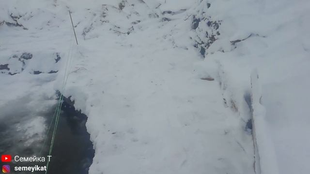Свой пруд на дачном участке. Дождались снега?. Искусственный пруд в огороде с рыбой и раками зимой. смотреть онлайн