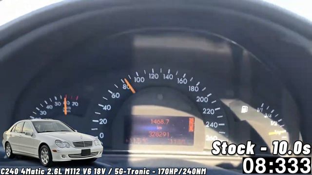 Mercedes Benz C - Class W203 (0-100 KM/H) (0-60 MPH) ACCELERATION BATTLE смотреть онлайн