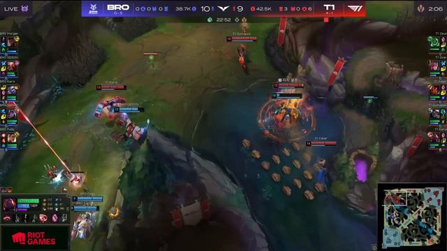 BRO vs T1 Highlights Game 2 LCK Spring Season 2024 OK BRION vs T1 by Onivia смотреть онлайн
