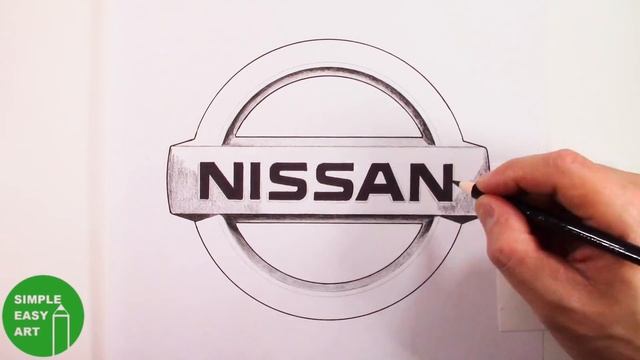 How to Draw the NISSAN Logo смотреть онлайн