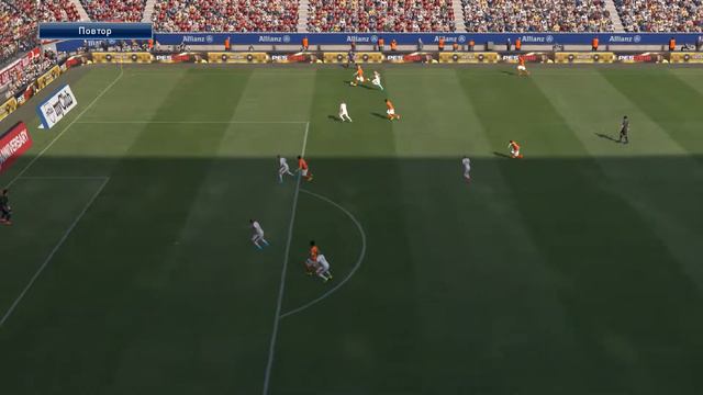 Робен Ван Перси, гол в PES 2016 смотреть онлайн