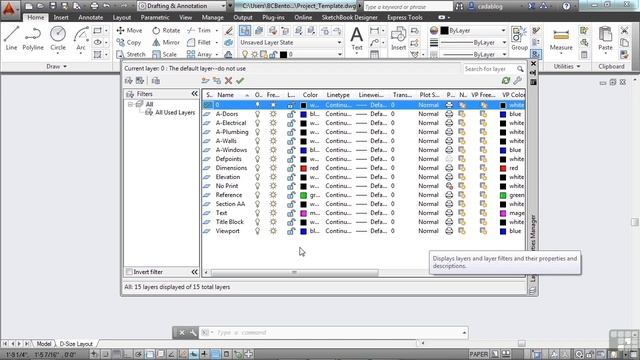 AutoCAD Using Layers:Chapter Project смотреть онлайн