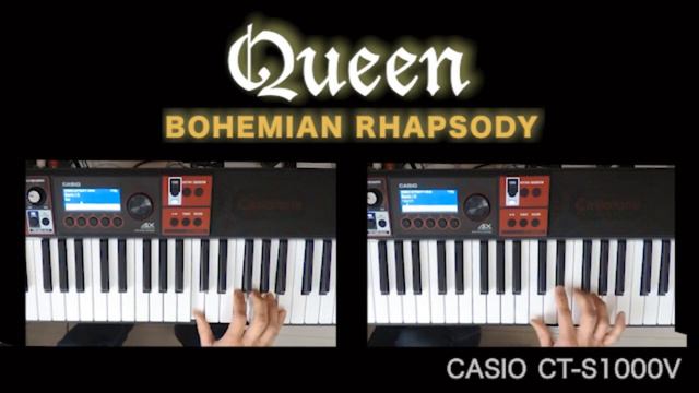 Queen Bohemian Rhapsody 音声合成で弾いてみた CT-S1000V смотреть онлайн