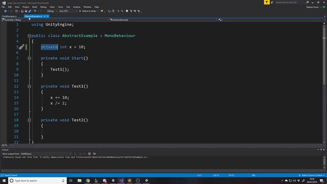 Public? Protected? Private? Abstract? - Unity C# Summary смотреть онлайн