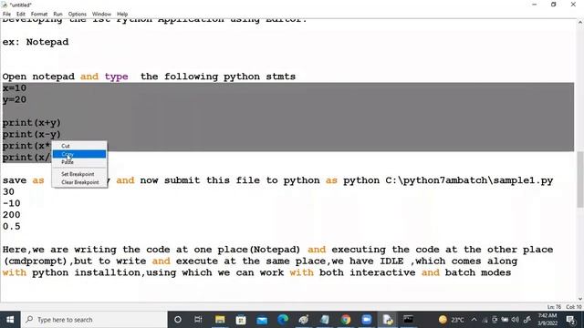 PYTHON tutorials || Demo - 3 || by Mr. Vijay On 09-03-2022 @7AM IST смотреть онлайн