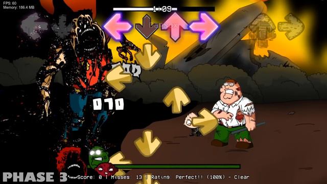 PIBBY PETER AFTERMATH - ALL PHASES (1-5) | FNF' VS Darkness Takeover (Come and Learning with Pibby) смотреть онлайн