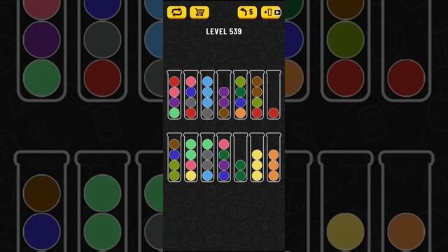 Ball Sort Puzzle - level 539 смотреть онлайн