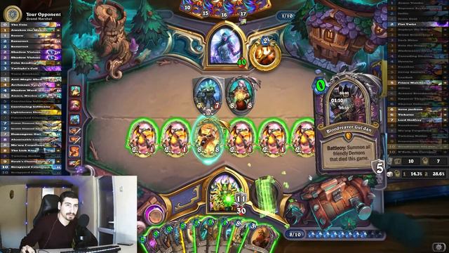 New Control Warlcok Quest Plot Twist Highlander N'Zoth! Voyage to the Sunken City | Hearthstone смотреть онлайн