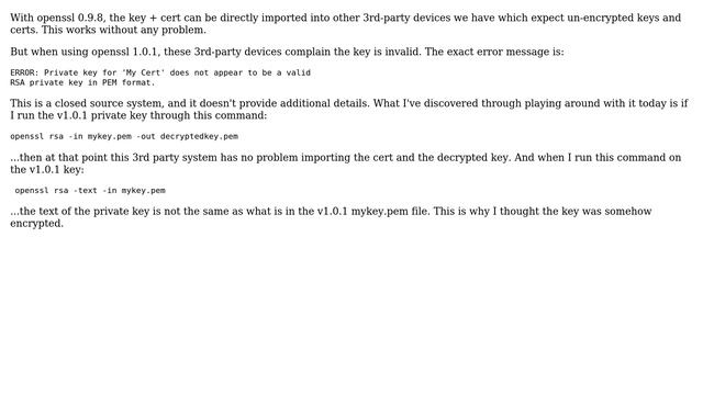 DevOps & SysAdmins: Does openssl always encrypt the private key? смотреть онлайн