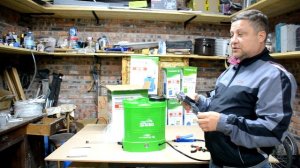 Электрический опрыскиватель Усадьба ЭОЛ 12 Л  Литиевый аккумулятор