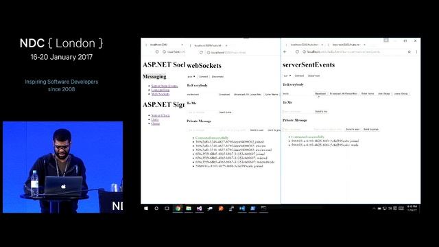 Introducing ASP.NET Core Sockets - Damian Edwards & David Fowler смотреть онлайн