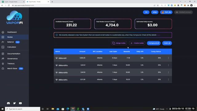 VAPORFI Node Project - 1% ROI Per Day?! 1.4 ROI Per Day?! Nodes for as little as $70.00 ATM. смотреть онлайн
