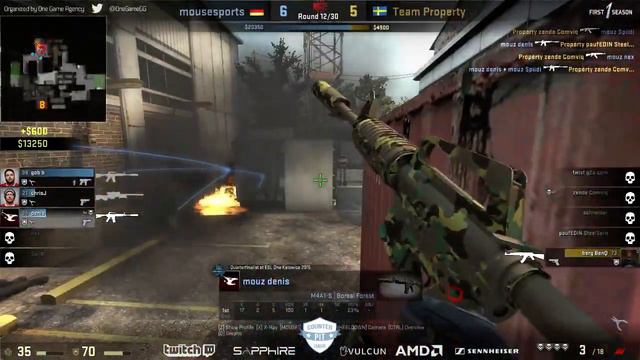 Counter Pit League Qualifier: Mouz vs prOp G2 | Mousesports vs Team Property G2 (11.05.2015) смотреть онлайн