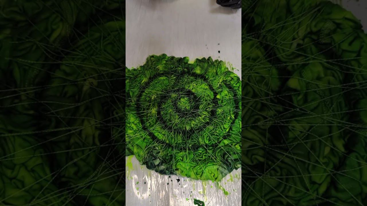 Окрашивание тай дай | тай-дай |  Tie Dye | Tie-dye в погружной технике без погружения.