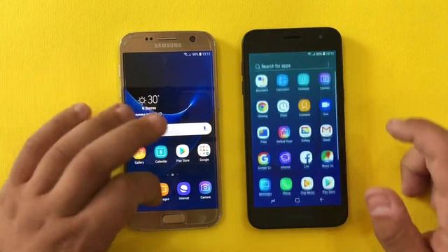 Samsung Galaxy S7 vs Samsung Galaxy J2 Core смотреть онлайн