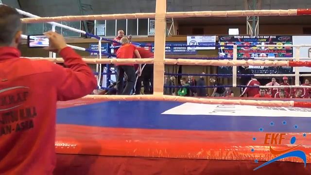 Бой 5 раунд 1.РИНГ Саньда.05.12-15. Чемпионат Европы по кунгфу смотреть онлайн