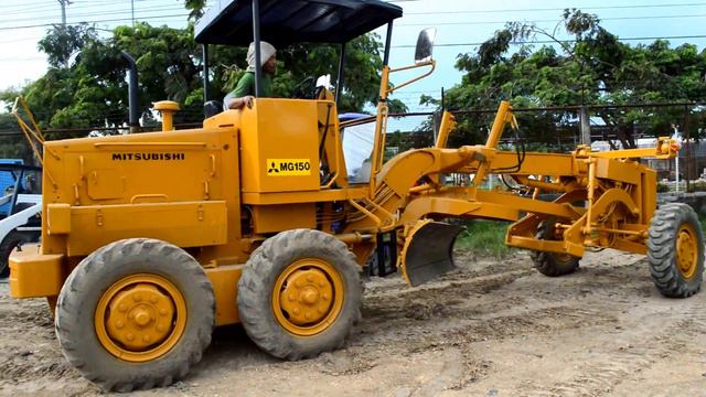 For Sale Mitsubishi MG150 motor grader смотреть онлайн