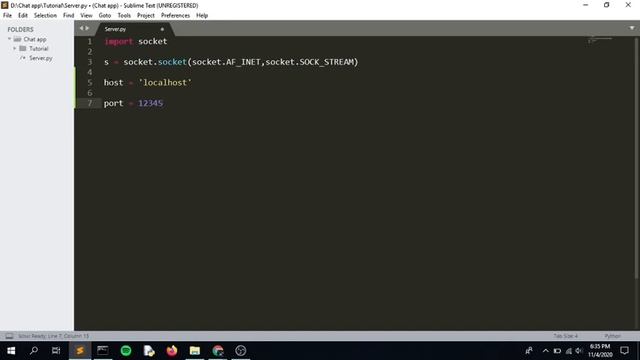 Chat application with python in hindi #1 смотреть онлайн