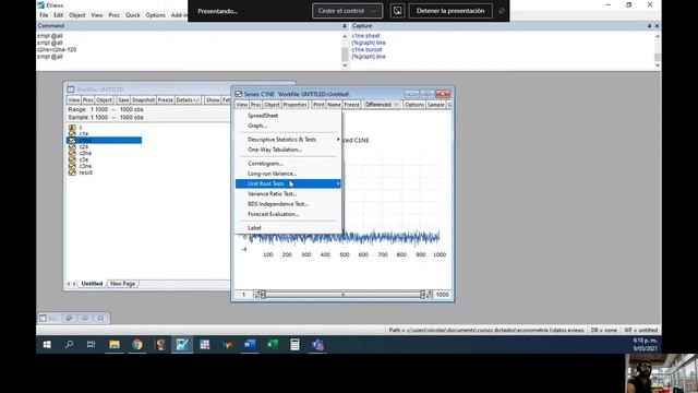 Eviews tutorial - Pruebas de raíz unitaria con cambio estructural смотреть онлайн