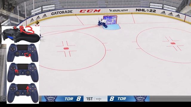 NHL22 Как делать фирменный финт AUSTON MATTHEWS TOE DRAG DEKE #NHL #NHL22