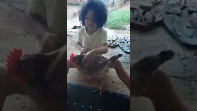 Девочка рассмешила Интернет, сделав маникюр курице смотреть онлайн