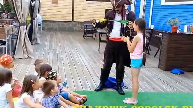 детский праздник. Пиратская вечеринка на природе смотреть онлайн