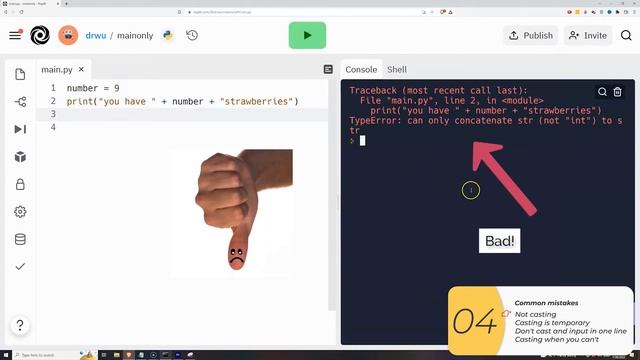 012 Casting in Python! Lab with autograder! смотреть онлайн