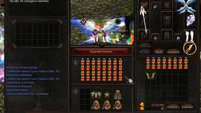 Mu Online - How To Make Set Ruud 1 (Bloodangel)
