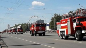 Парад пожарных машин. День города Уфа. 12 июня 2019 г.