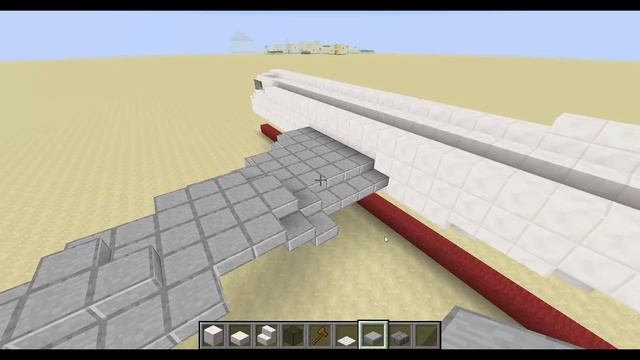 How to build an Airplane in Minecraft! [Boeing 737-800 Tutorial] смотреть онлайн