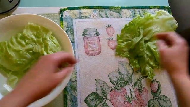 АЙСБЕРГ / Как оживить "подвявшие" листья и подготовить их для салата Без Сушилки / Salat aysberg смотреть онлайн