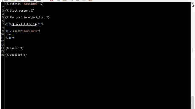 Building a blog in 30 mins with Django (Screencast HD) смотреть онлайн