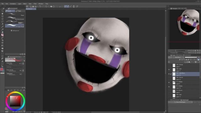 FNAF Puppet Speedpaint (Countdown to FNAF Movie) смотреть онлайн