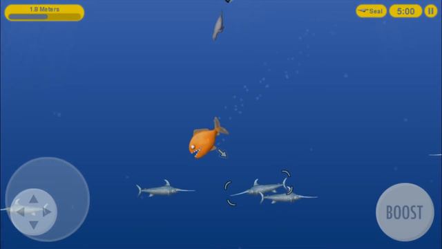 ЭВОЛЮЦИЯ ИЗ КРОШЕЧНОЙ ЗОЛОТОЙ РЫБКИ ДО ОГРОМНОГО МЕГАЛОДОНА! ПРОХОЖДЕНИЕ TASTY BLUE #1! смотреть онлайн