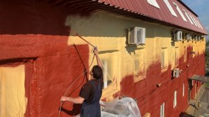 Красим пену ппу