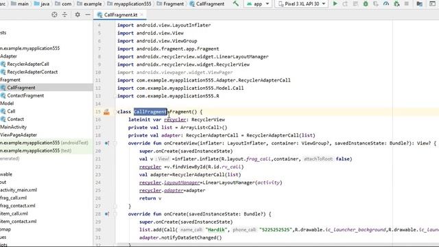 Kotlin, TabView, Listview, RecyclerView with Adapter смотреть онлайн