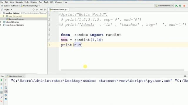 Print ,Random and Eval Function in Python смотреть онлайн
