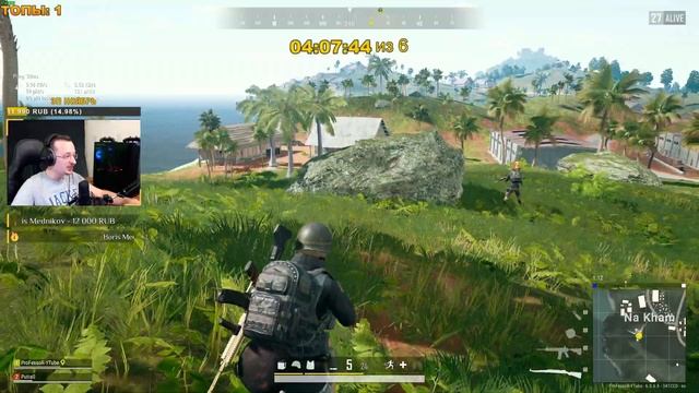 РАЗВАЛИЛ ЧИТЕРА! ПОГОНЯ НА ЛОДКЕ И РОФЛЫ, РОФЛЫ, РОФЛЫ! ? PUBG - PlayerUnknown's Battleground смотреть онлайн